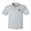 ALLNTRENDS Men's Polo T Shirt Mason Symbol Embroidered Freemasonry Shirt (M, Sporty Grey) view 1