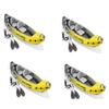 Intex Explorer K2 Kayak, 2-Person Inflatable Set with Oars and Air Pump (4 Pack) view 1