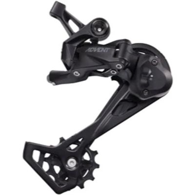 Rear Derailleur for 1x9s, Active Motion RD+ with Clutch, Direct Cable Pull Design, for Wide Range 40~46T, Total Capacity 41T, Shimano Not Compatible, Design with SL-M8195-R, Am