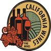 Zirni California Wines Drink Travel Stamp Sticker Decal Design