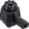 Evike Airsoft - Angel Custom 2000 Round Blok Firestorm AEG Airsoft Drum Flashmag (Color: Black/Vector) view 3