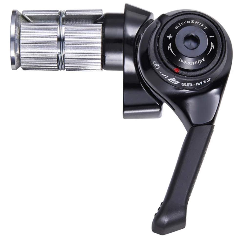 Microshift Unisex Adult BS-SR-M12-R 12-Speed Handlebar End Shift Lever Black