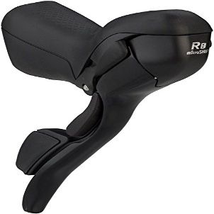 Microshift R8 Right Drop Bar Shift Lever, 8-Speed, Shimano Compatible