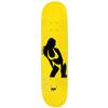 Moose Skateboard Deck Canadian Maple Girl Silhouette Yellow 7.75" view 1