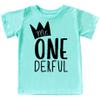 Mr One-Derful 1st Birthday Shirt for Baby Boys - Chill Short Sleeve view 1