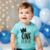 Mr One-Derful 1st Birthday Shirt for Baby Boys - Chill Short Sleeve view 2