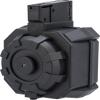 Evike Airsoft - Angel Custom 2000 Round Blok Firestorm AEG Airsoft Drum Flashmag (Color: Black/Airsoft M14) view 1