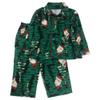Carter's Infant & Toddler Boys Green Santa Christmas Tree Holiday Pajamas 18m view 1