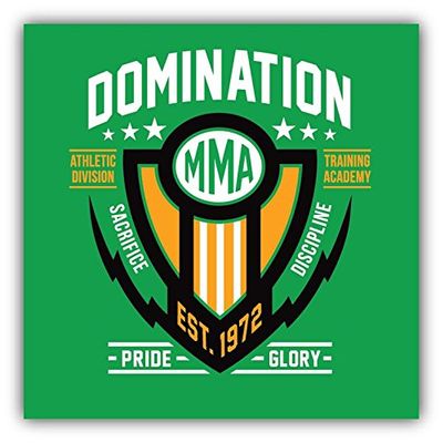 Zirni Domination Mixed Martial Arts Fight Academy Sticker Decal Design