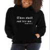 ALLNTRENDS Adult Hoodie Thou Shall Not Try Me Mood Funny Sweatshirt Sarcasm Top (S, Black) view 4