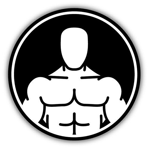 Zirni Fitness Sport Muscular Sticker Decal Design