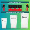 Precision Unisex's Pro Matrix Shinguard Sleeves, White, Large view 3