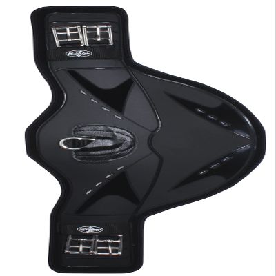 Professional's Choice VenTECH Contoured Monoflap Belly Guard Girth | Breathable & Easy-to-Clean Horse Girth | Available in Black or Brown