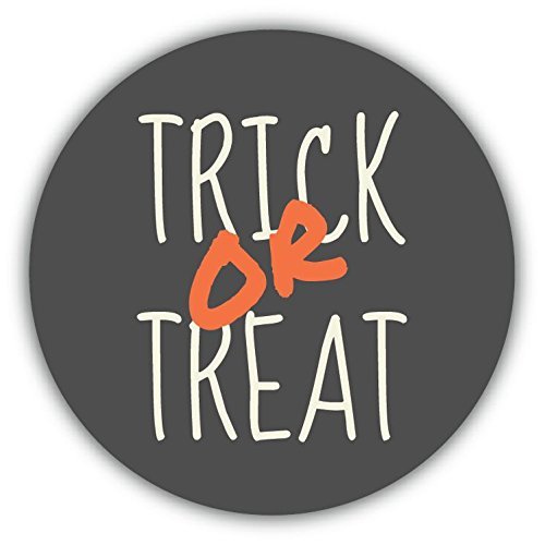 Zirni Halloween Trick Or Treat Retro Sticker Decal Design