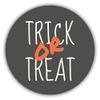 Zirni Halloween Trick Or Treat Retro Sticker Decal Design