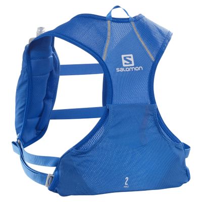Salomon Unisex Agile 2 Set, Hydration & Storage Vest with 500ml Flasks Included - NEBULAS Blue - NS