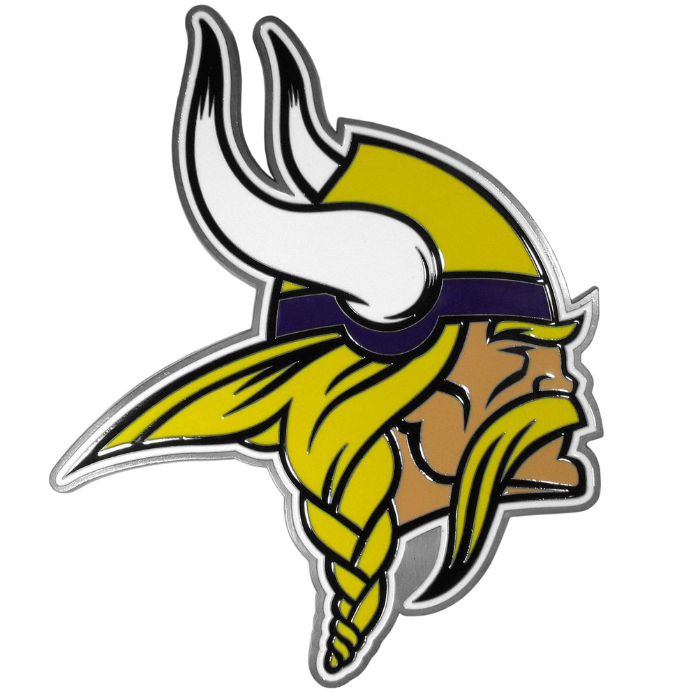 NFL Minnesota Vikings Unisex Siskiyou SportsLarge Hitch Cover Class II and Class III Metal Plugs, Purple, One-size