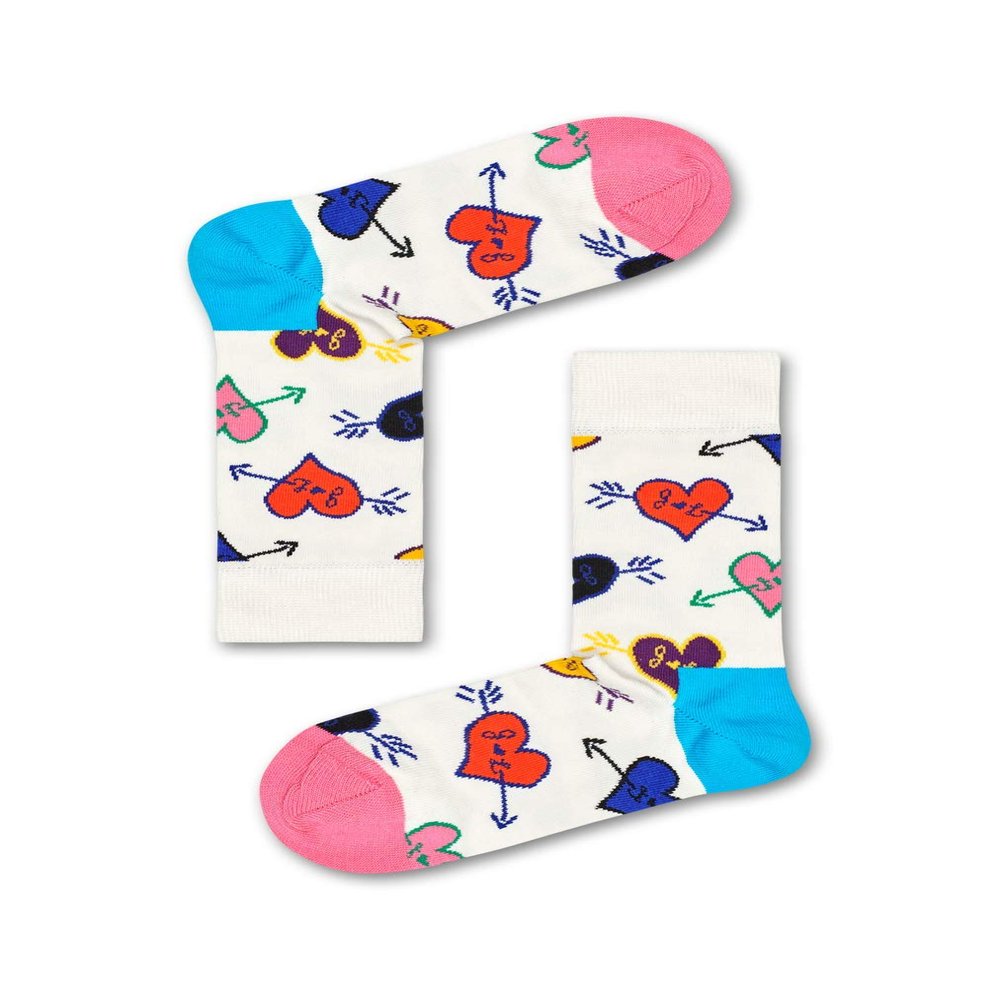 Linda and Johnny Heart Socks