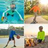 INGEAR Boys UPF 50+ Rash Guard Swim Shirt  Quick-Dry Lightweight Sun Protection for Swimming, Surfing & Beach, XSXL(Navy, Medium) view 2