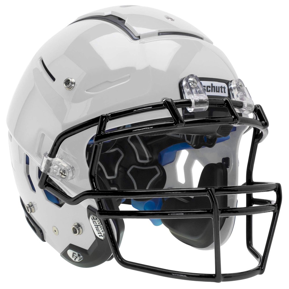 Schutt Sports F7 LX1 Youth Football Helmet (Facemask NOT Included), White, Medium