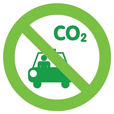 Zirni Ecologic CO2 Sign Sticker Decal Design