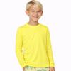 INGEAR Boys UPF 50+ Rash Guard Swim Shirt  Quick-Dry Lightweight Sun Protection for Swimming, Surfing & Beach, XSXL(Yellow, Large) view 1