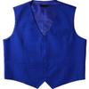 ZEROYAA Men's Hipster Urban Design 3 Pockets Business Formal Dress Vest for Suit Tuxedo ZLSV16 Royal Small view 4