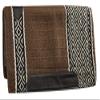 Showman 36" x 34" Cutter Style Saddle Pad w/Diamond Design (Brown/Cream) view 1