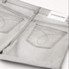 Calvin Klein Girls' Jean Shorts, Stretch Denim, Boyfriend Fit, Mid to High Rise, Overcast/Cuff, 8 view 3
