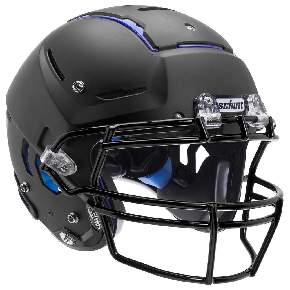 Schutt Sports F7 LX1 Youth Football Helmet, Facemask NOT Included, Matte Black, Medium