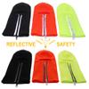 JFH Full Face Ski Mask with Reflective High Visibility Zipper (Solid Black) view 4