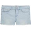 Calvin Klein Girls' Jean Shorts, Stretch Denim, Boyfriend Fit, Mid to High Rise, Stratus/Cut Off, 10 view 1