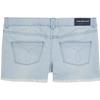 Calvin Klein Girls' Jean Shorts, Stretch Denim, Boyfriend Fit, Mid to High Rise, Stratus/Cut Off, 10 view 2