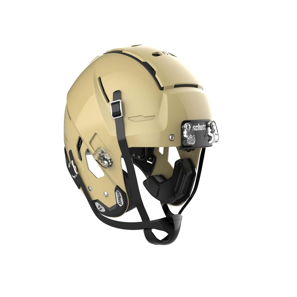 Schutt Sports F7 LX1 Youth Football Helmet, Facemask NOT Included, Metallic Vegas Gold, Large