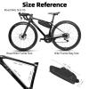 ROCKBROS Bike Frame Bag Bike Triangle Bag Water Resistant Bicycle Under Top Tube Bag Colorful Reflective 1.5L Large Capacity Bike Storage Bag for Mountain Road Bike Tools Accessories view 4