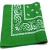 6 Pack Bandana 100% Cotton Paisley And Solid Bandanas by M.H.I. (Kelly Green) view 1