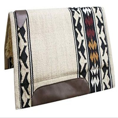 Showman 32" x 34" Economy Cutter Style Saddle Pad (Cream)