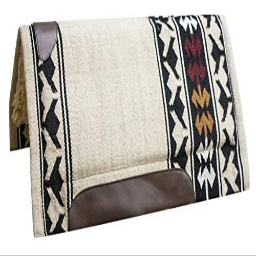 Showman 32" x 34" Economy Cutter Style Saddle Pad (Cream)