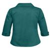 NE PEOPLE Girl's Simple Casual 3/4 Sleeve Roll Up Button Down Blouse Shirts Teal view 3