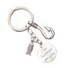 Amosfun Llaveros Para Hombres Fish Hook Keychain Im Keychain Fathers Day Jewelry Keyring Ornament Men view 3