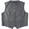 ZEROYAA Men's Hipster Urban Design 3 Pockets Business Formal Dress Vest for Suit Tuxedo ZLSV16 Dark Gray XXX-Large view 4