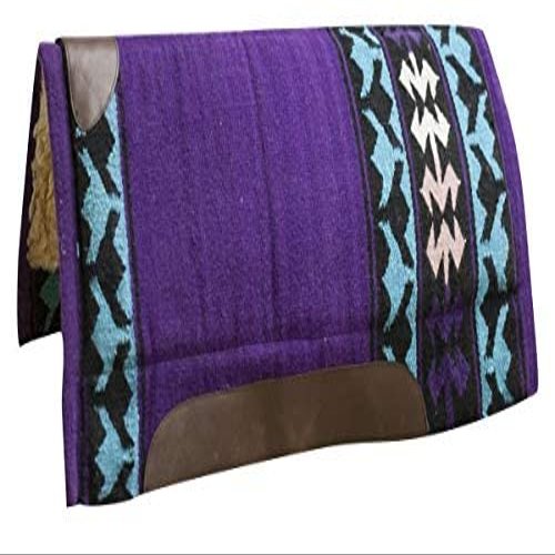 Showman 32" x 34" Economy Cutter Style Saddle Pad (Purple)