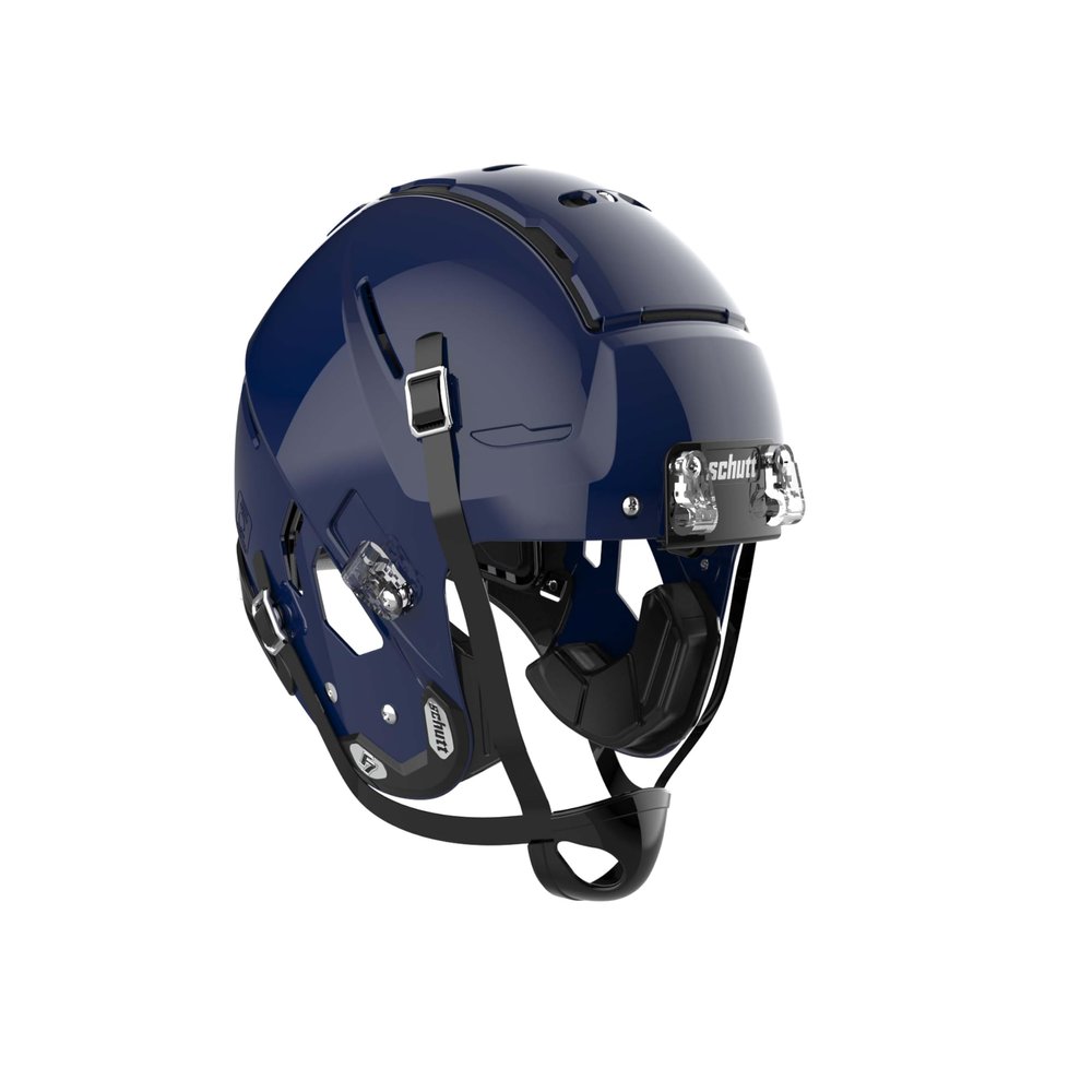 Schutt Sports F7 LX1 Youth Football Helmet, Facemask NOT Included, Navy, X-Large