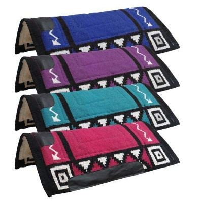 Showman 36" x 34" Woven Wool Top Cutter Style Saddle Pad