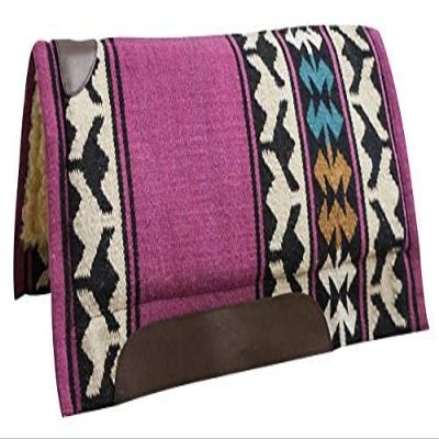 Showman 32" x 34" Economy Cutter Style Saddle Pad (Pink)