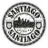 Zirni Santiago Chile Grunge Travel Stamp Sticker Decal Design