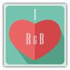Zirni I Love R & B Heart Music Sticker Decal Design