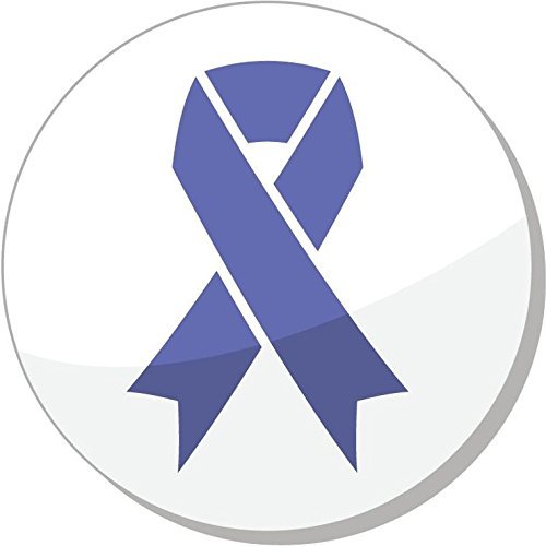 Zirni Periwinkle Ribbons Eating Disorder Symbol Sticker Decal Design