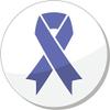 Zirni Periwinkle Ribbons Eating Disorder Symbol Sticker Decal Design