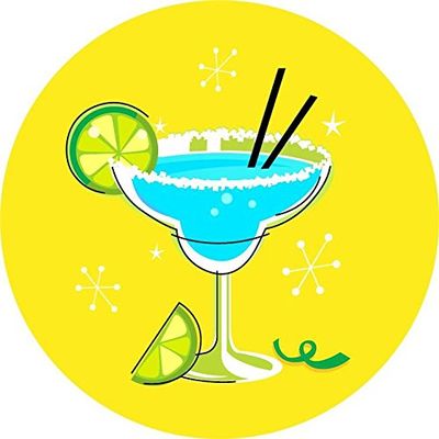 Zirni Margarita Lemon Coctail Drink Sticker Decal Design